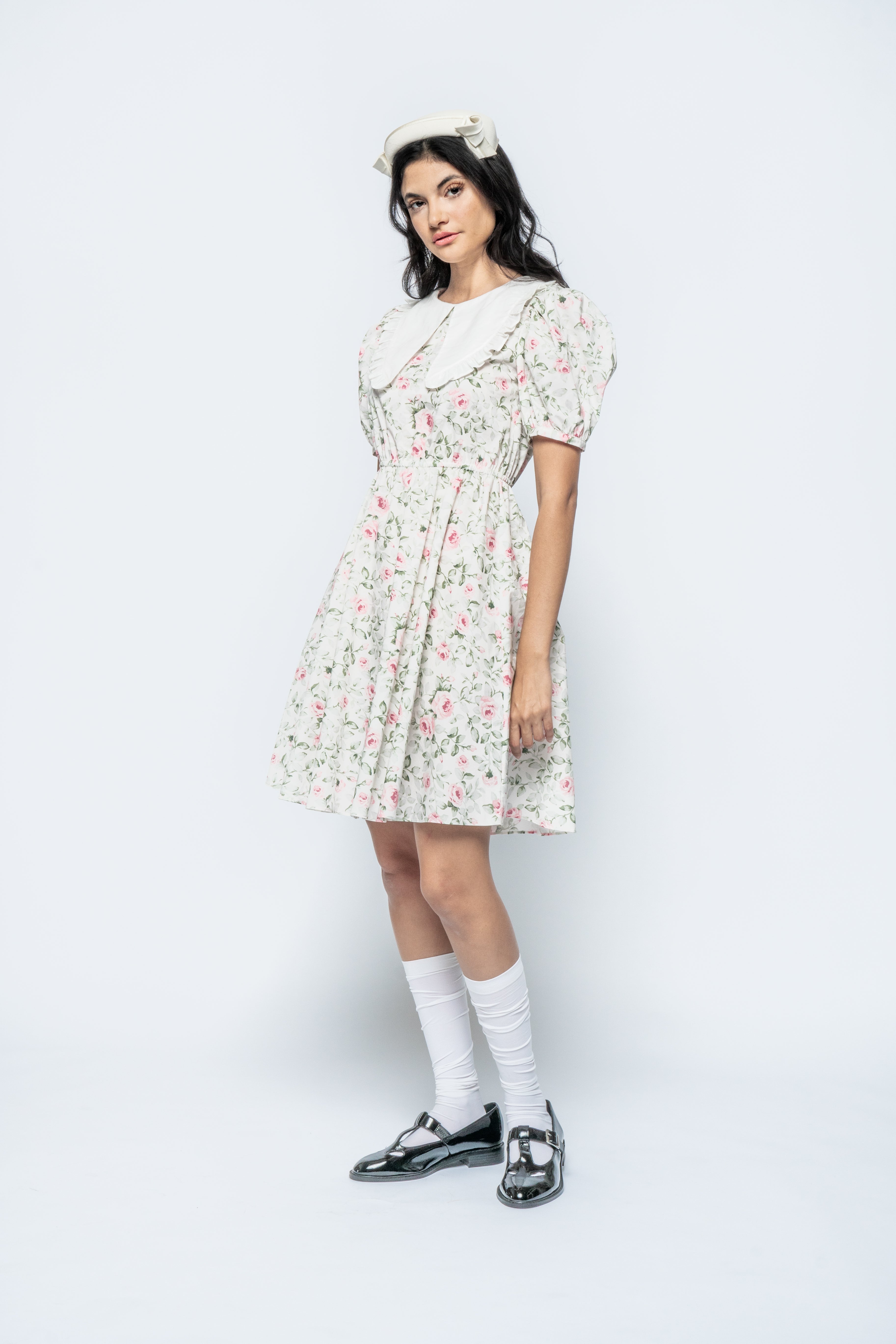 The Mary Elizabeth Dress - Rose Print
