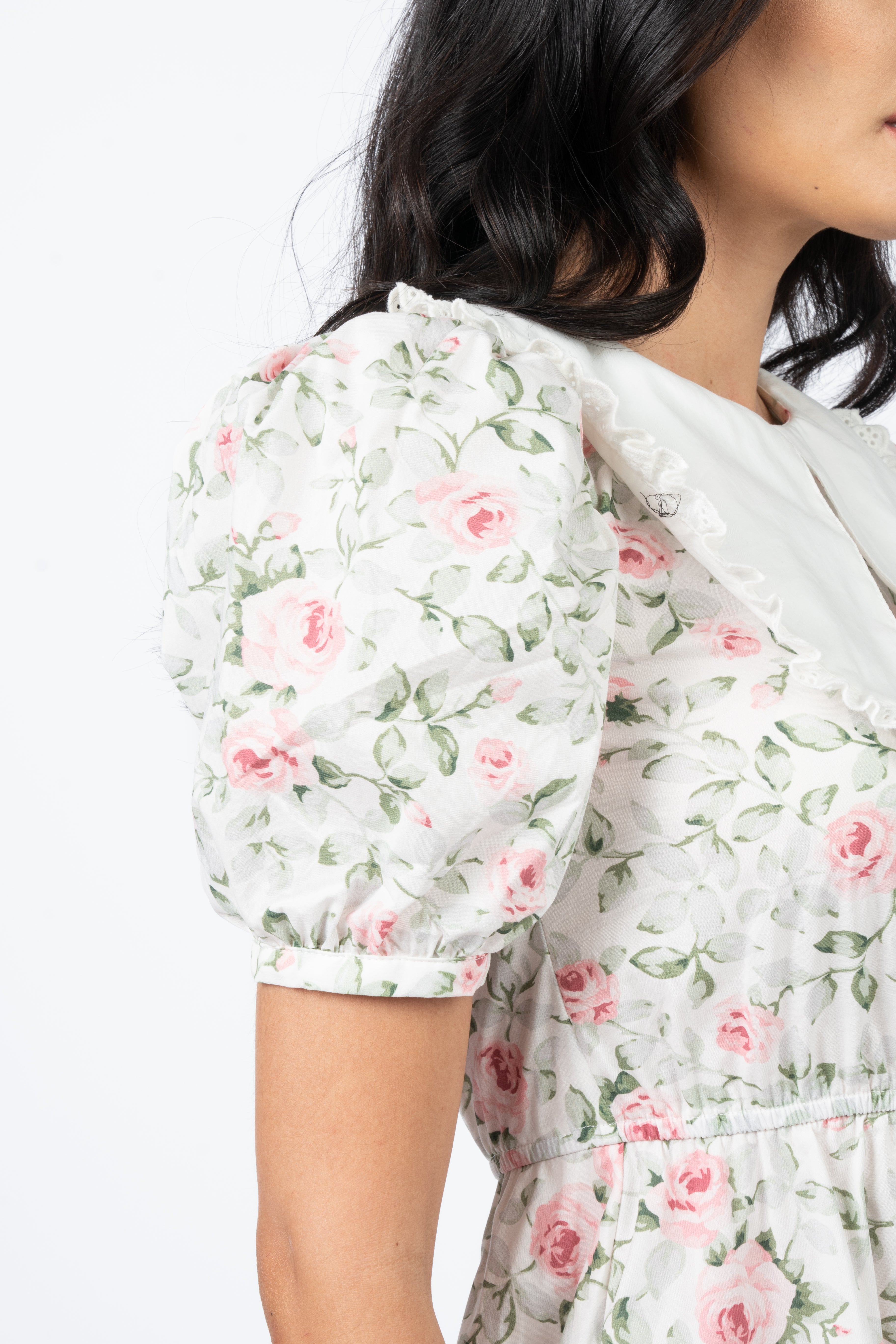 The Mary Elizabeth Dress - Rose Print