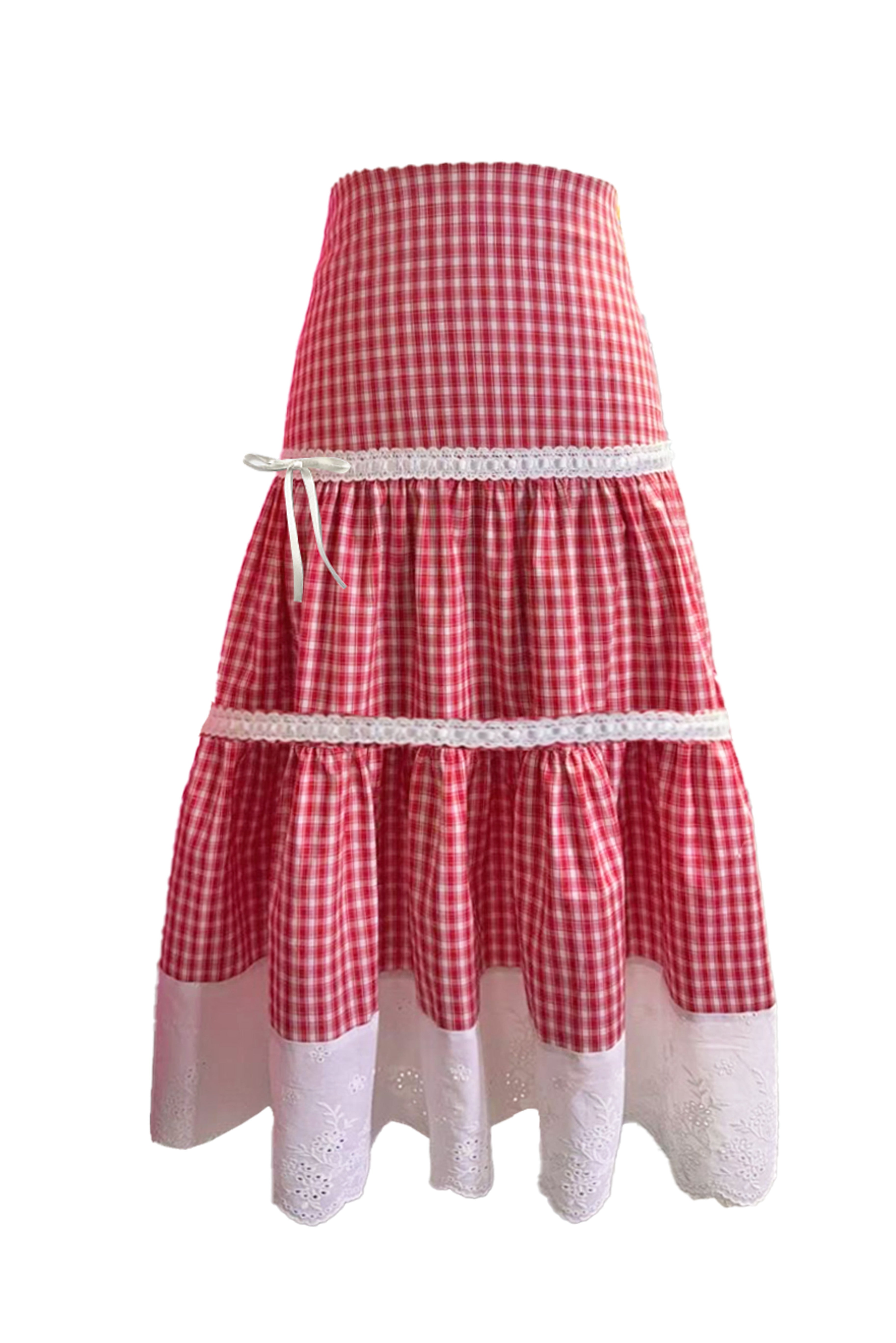 The Gingham Contadina Skirt