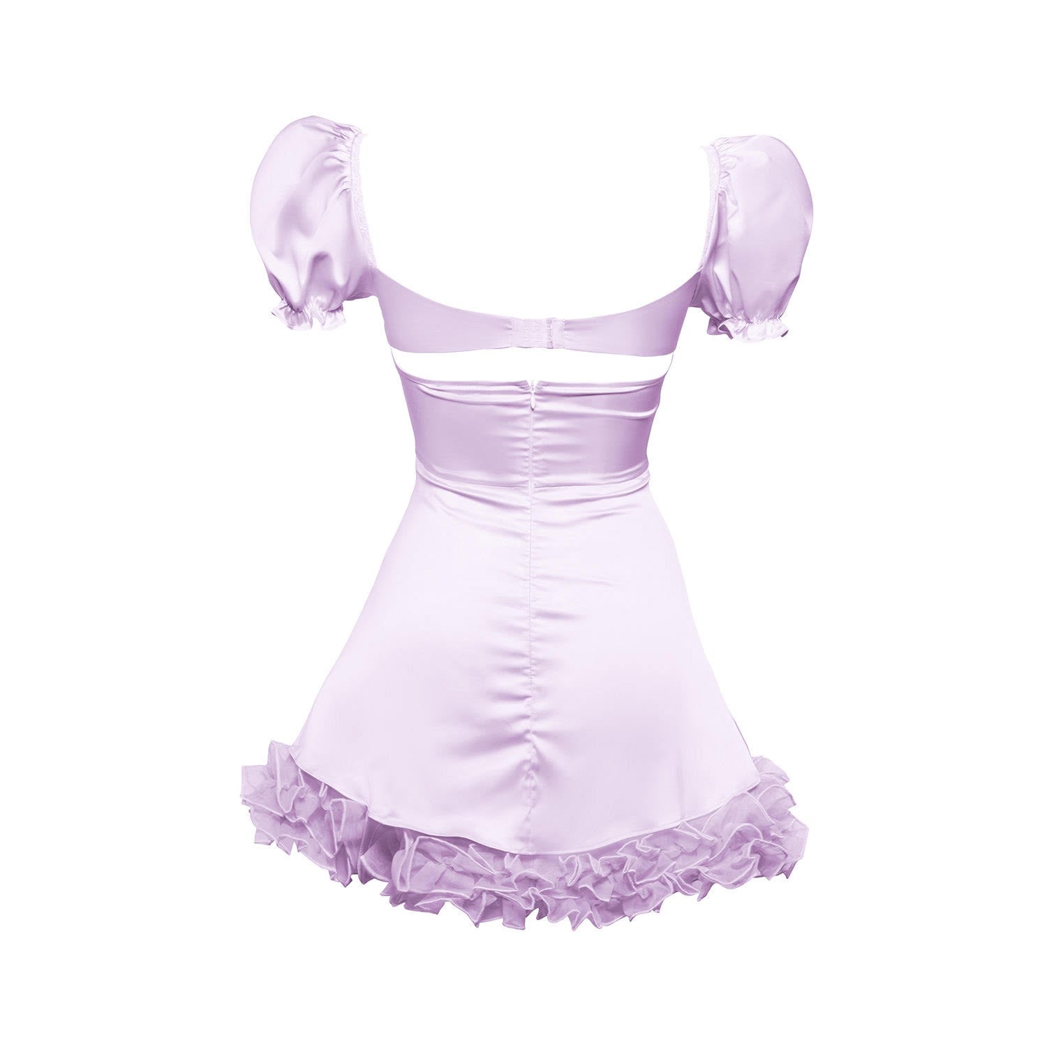 Lilafarbenes Bellina Minikleid